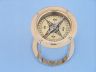 brass compass is fully assembled