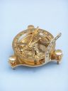 brass compass is fully assembled