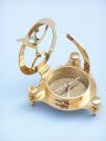 brass compass is fully assembled