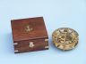brass compass is fully assembled