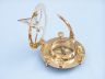 brass compass is fully assembled