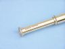 Brass telescope is fully assembled