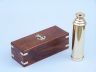 Brass telescope is fully assembled