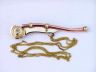 compass keychain is fully assembled