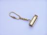compass keychain is fully assembled
