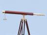 brass telescope is fully assembled