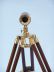 brass telescope is fully assembled