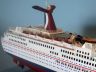 cruise ship model is fully assembled