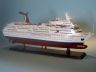 cruise ship model is fully assembled