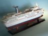 cruise ship model is fully assembled