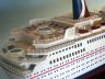 cruise ship model is fully assembled