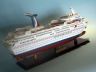 cruise ship model is fully assembled