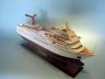 cruise ship model is fully assembled
