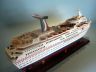 cruise ship model is fully assembled