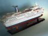 cruise ship model is fully assembled