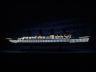 cruise ship model is fully assembled