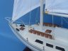 model sailboats is fully assembled