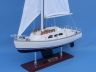 model sailboats is fully assembled
