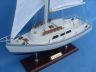 model sailboats is fully assembled
