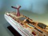 cruise ship model is fully assembled