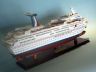 cruise ship model is fully assembled