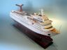 cruise ship model is fully assembled