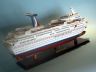 cruise ship model is fully assembled