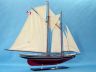 model sailboats is fully assembled