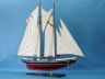 model sailboat is fully assembled