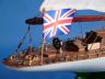model sailboat is fully assembled