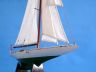 model sailboats is fully assembled
