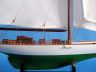 model sailboats is fully assembled