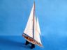 model sailboats is fully assembled