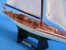 model sailboats is fully assembled