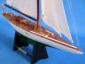 model sailboats is fully assembled