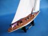 model sailboats is fully assembled