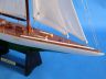 model sailboats is fully assembled