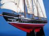 model sailboats is fully assembled