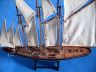 model sailboats is fully assembled