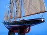 model sailboat is fully assembled