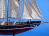 model sailboats is fully assembled
