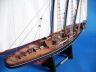 model sailboats is fully assembled