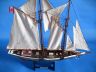 model sailboats is fully assembled