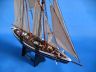 model sailboats is fully assembled