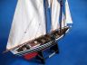 model sailboats is fully assembled