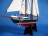 model sailboat is fully assembled