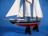 model sailboat is fully assembled