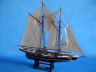 model sailboats is fully assembled