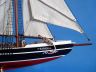 model sailboats is fully assembled