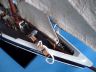 model sailboats is fully assembled